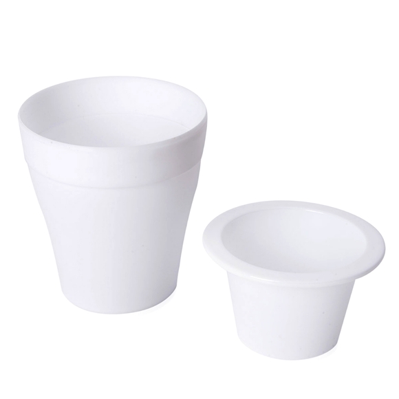 Color Changing Light Up Planter - NWOB White - Picture 2 of 9